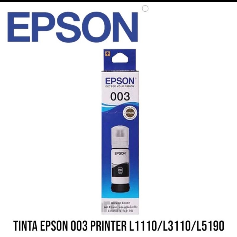 TINTA EPSON 003 0RIGINAL L1110/L3110/L3116/L3150/L3156/L5190