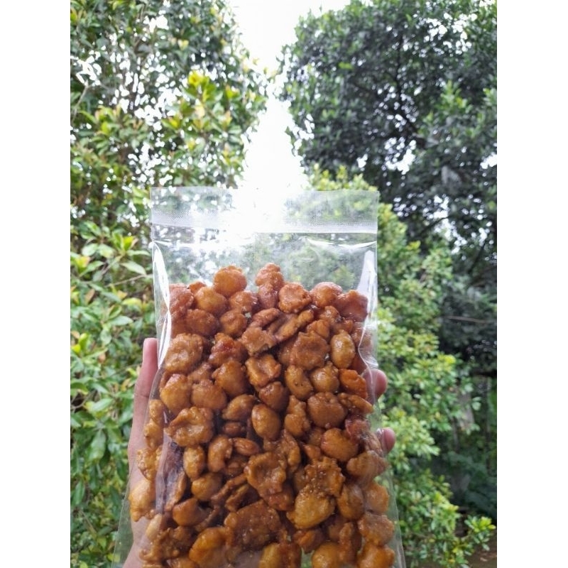 

EMPING BELINJO PEDAS MANIS SIAP MAKAN KEMASAN 500 gram khas limpung