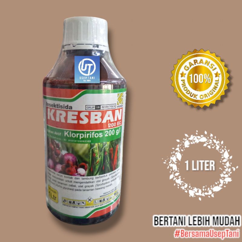 KRESBAN 200EC 1 LITER ORIGINAL INSEKTISIDA