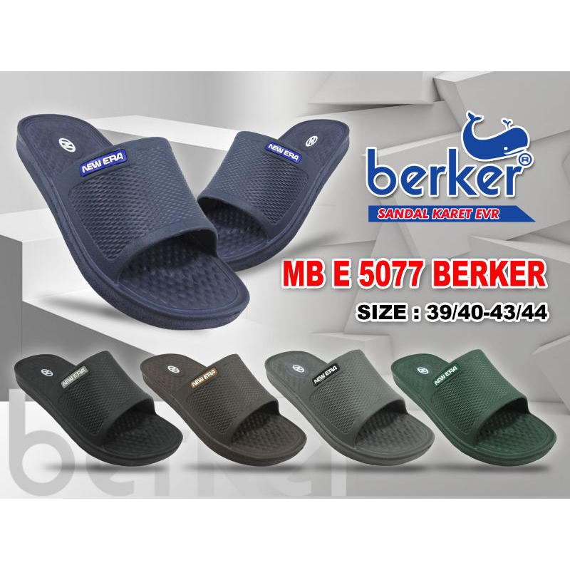 Sandal Karet Pria Anti Air New Era Berker 5077 Sandal Selop Cowok Tahan Lama Murah Sandal Karet Pria