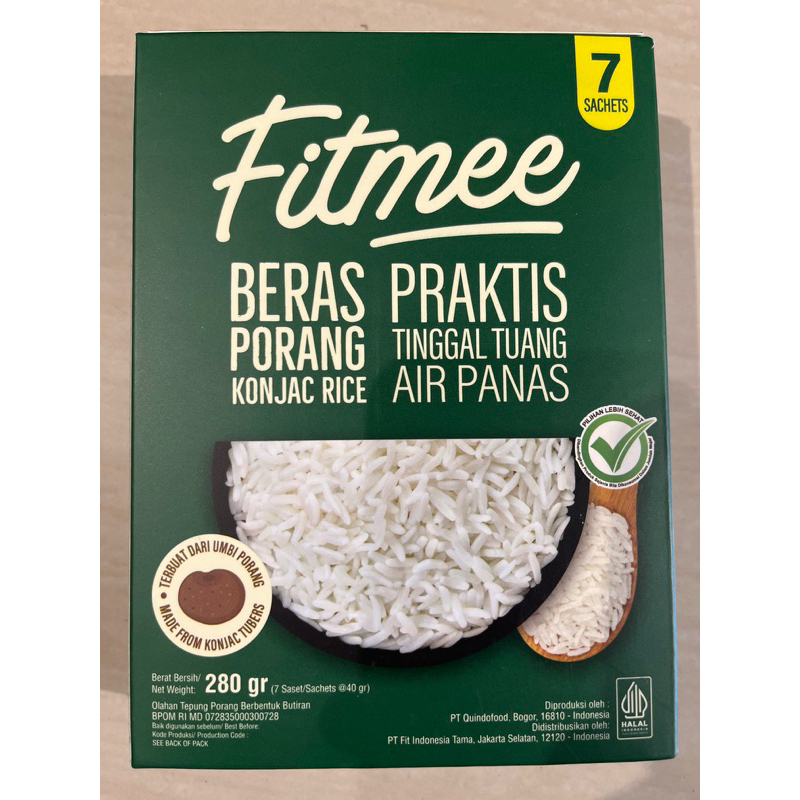 

FitMee Beras Porang Konjac Rice 7s 280gr