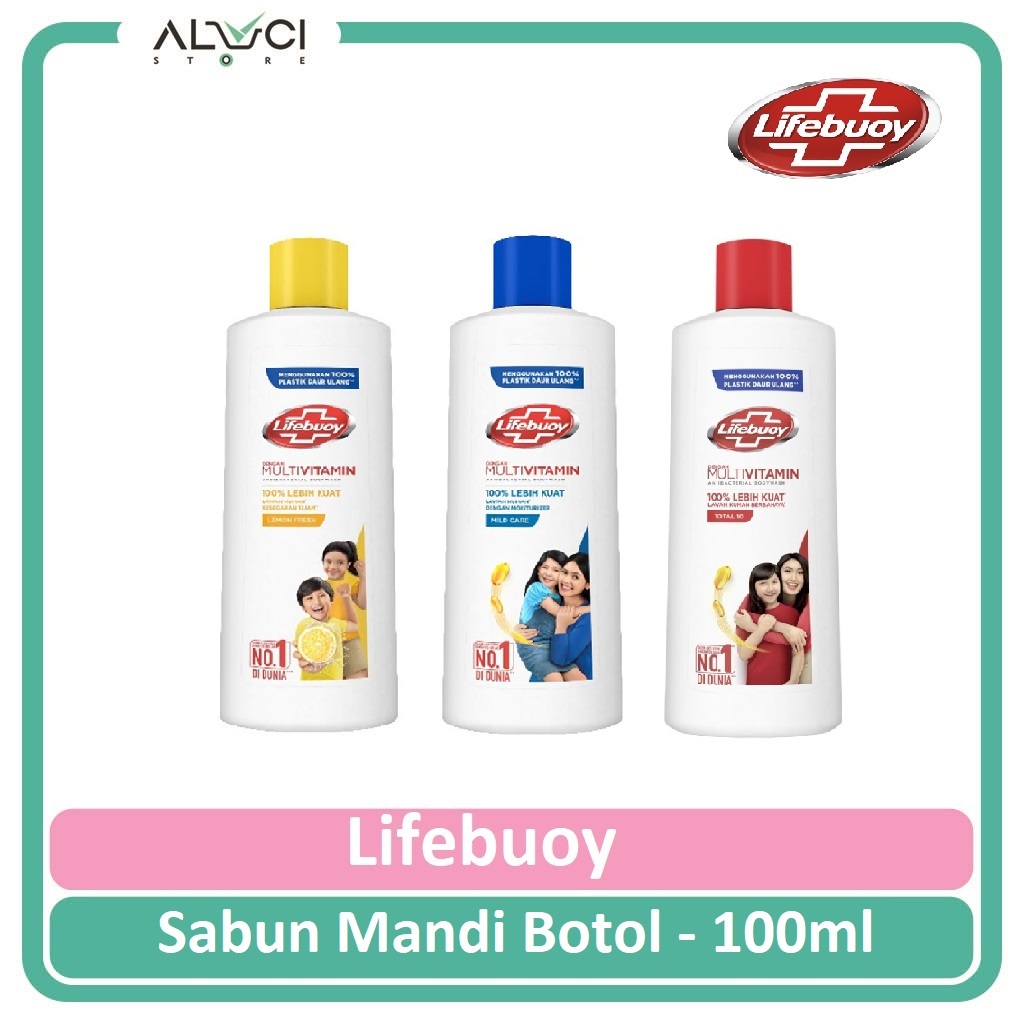 Lifebuoy Sabun Mandi Cair Botol 100ml