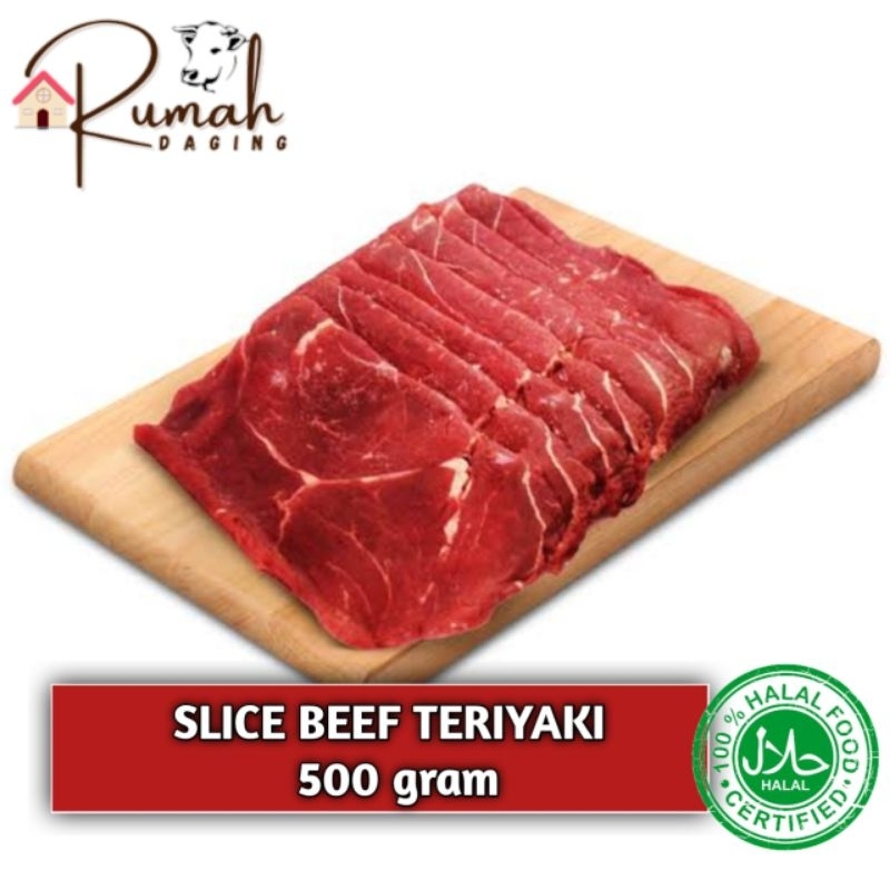 

DAGING SLICE TERIYAKI / DAGING IMPORT 500 gram