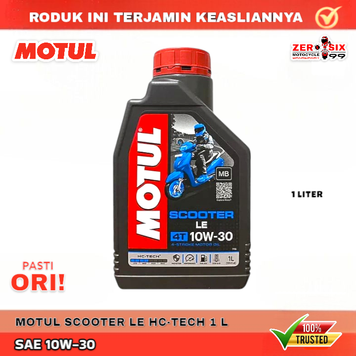 Oli Mesin MOTUL MOTO 4T [ 10W-40 ] 1L 1000ML Mesin Sepeda Motor - Vixion Megapro GL Pro Ninja Scorpi