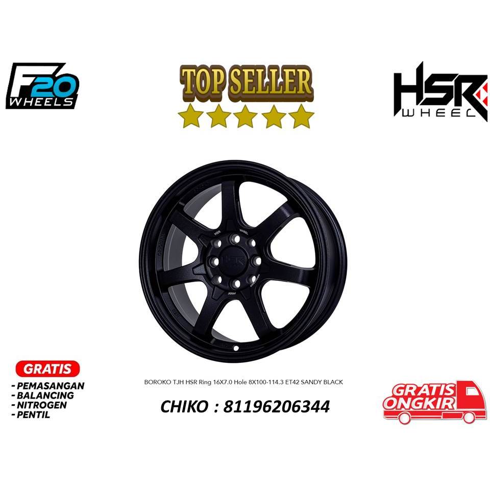 VELG MOBIL CALYA DAN SIGRA MEREK HSR WHEEL TJH RING 16
