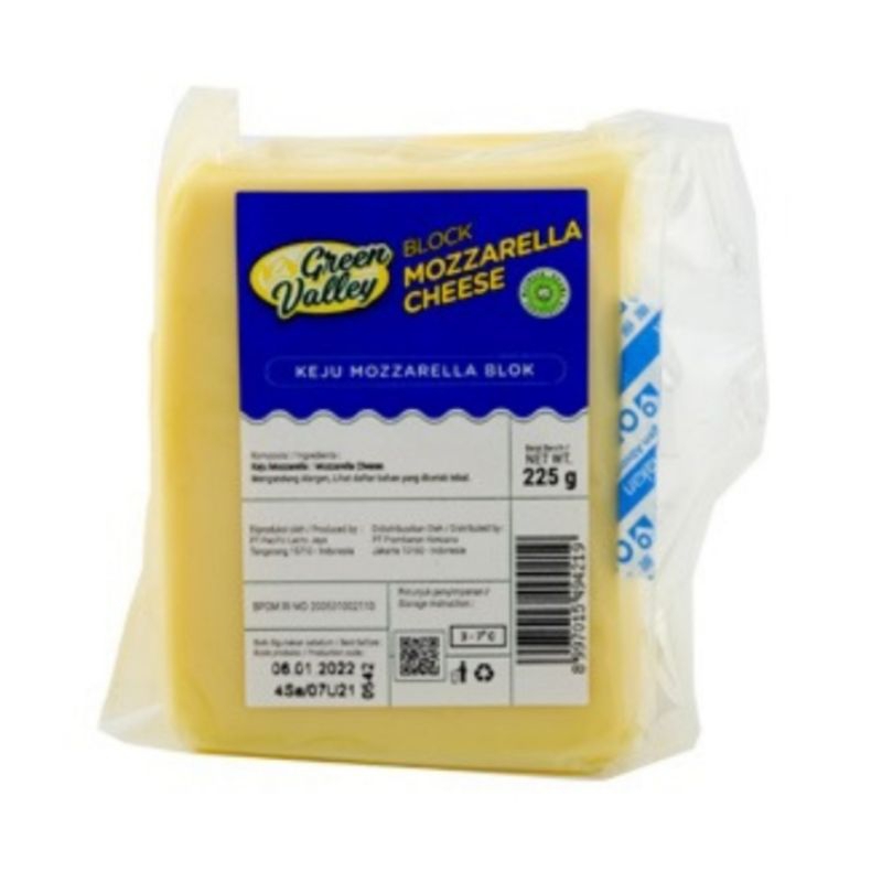 

Green Valley Mozzarella Cheese Keju 225gr