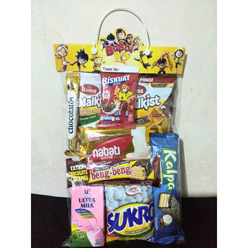 

Paket Snack ulang tahun anak/Hampers ulang tahun/Hampers hari raya/Makanan ulang tahun anak murah meriah