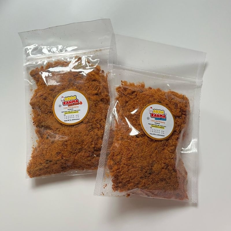 

ABON RAHMA - DAGING AYAM ASLI NON MSG, TANPA PENGAWET, TANPA PEMANIS BUATAN
