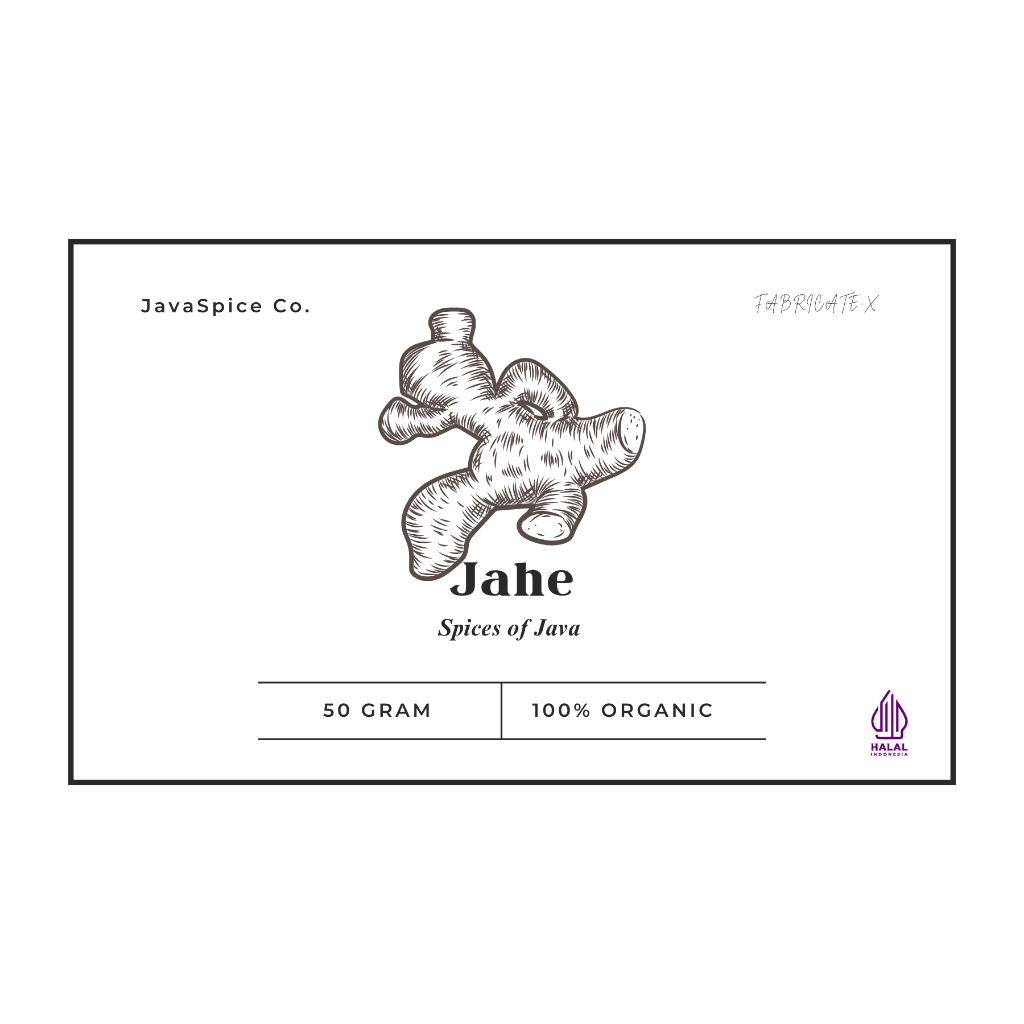 

Jahe Bubuk Murni | 100% Alami | Rasa Pedas Hangat & Aroma Harum | Kemasan 50 gram | JavaSpice Co.