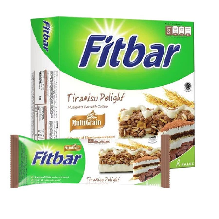 

Fitbar Tiramisu Box 5x20gr Cemilan Diet Sehat Multigrain Kaya Kalsium Rasa Tiramisu