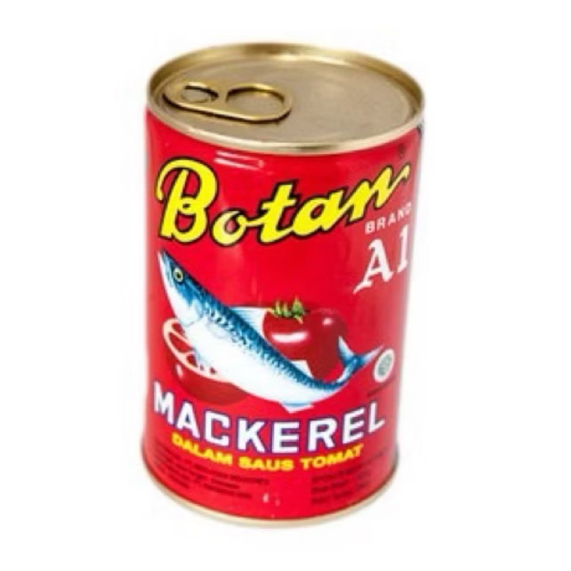

Botan Ikan Sarden Mackarel 425gr Saus Tomat Chili Sauce Sardines Kemasan Kaleng