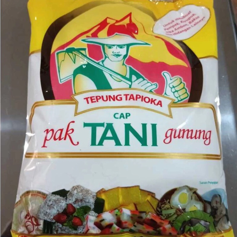 sagu pak tani/ tepung tapioka/ tepung sagu pak tani kuning/ tapioka tani