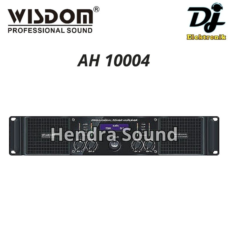 WISDOM ● AH 10004 / AH10004 - Power Amplifier (4 channel)