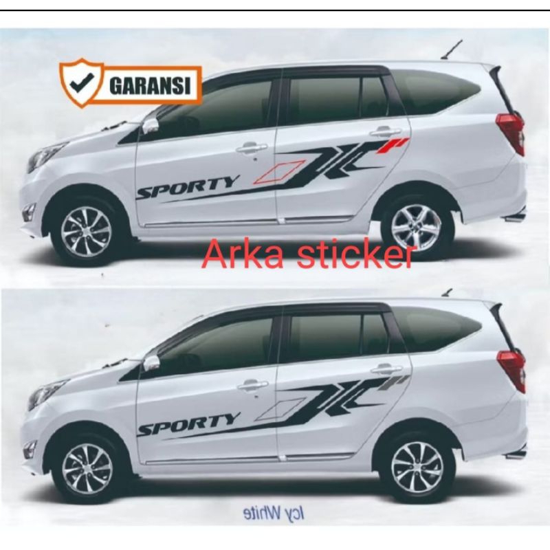 STICKER BODY MOBIL STICKER VARIASI MOBIL SIGRA ,ALYA KANAN,KIRI
