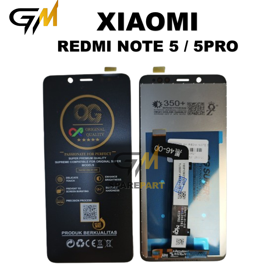 LCD TOUCHSCREEN XIAOMI REDMI NOTE 5 PRO / LCD RESMI NOTE 5 COMPLETE FULLSET
