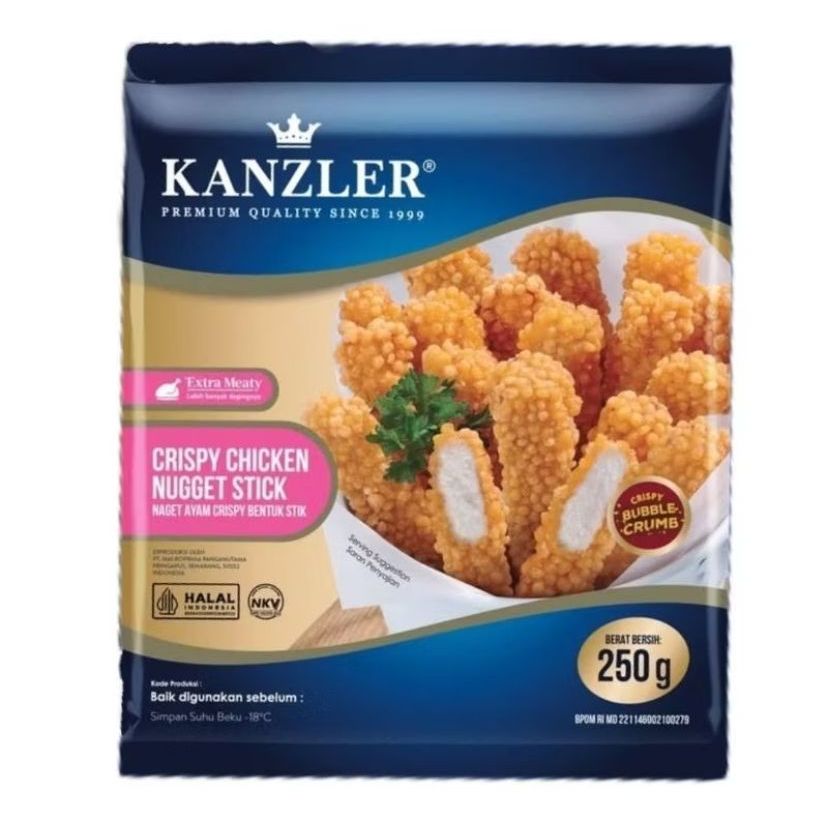 

KANZLER CRISPY CHICKEN NUGGET STICK 250GRAM