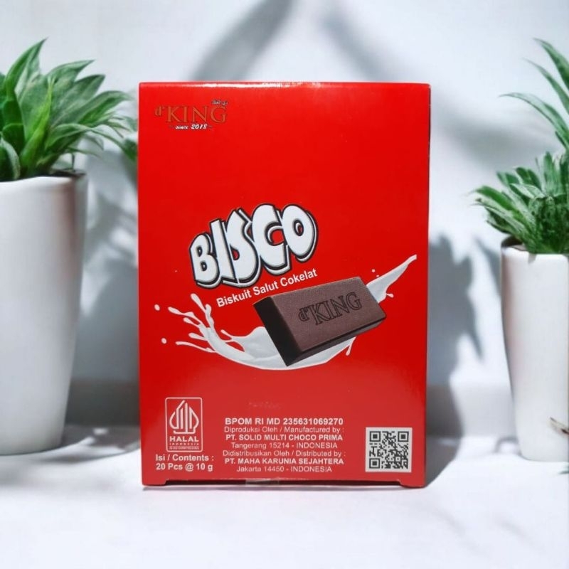 

Cokelat D'King Bisco (1 box isi 20 pcs)
