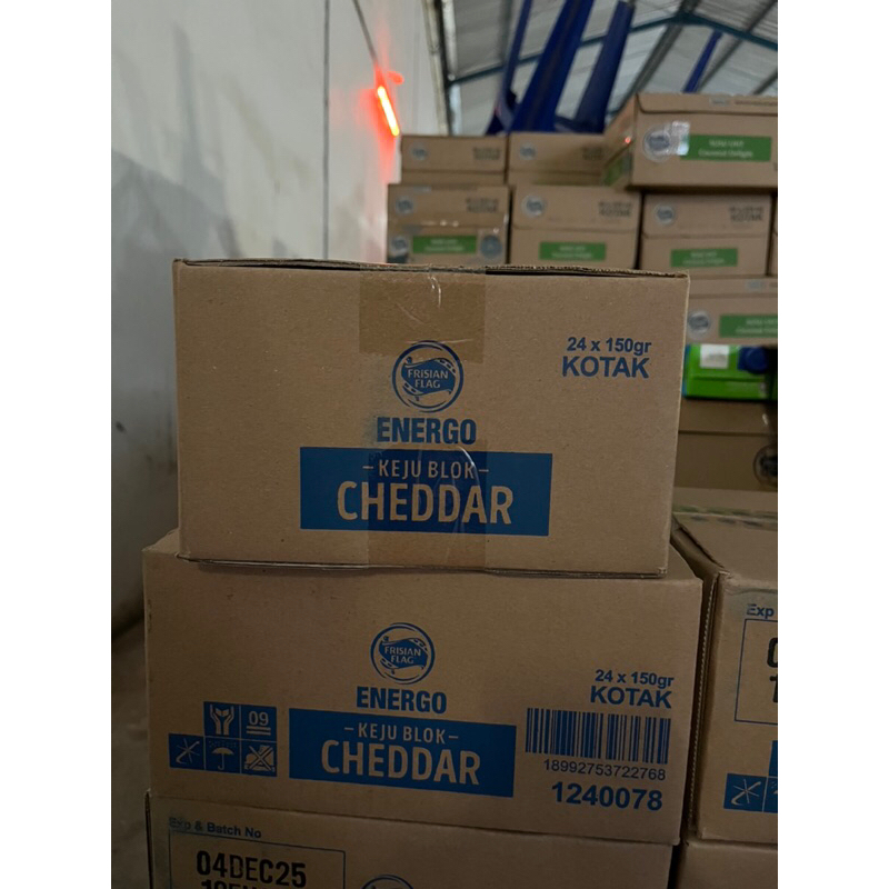 

Frisian flag keju blok cheddar 150gr (1 carton )