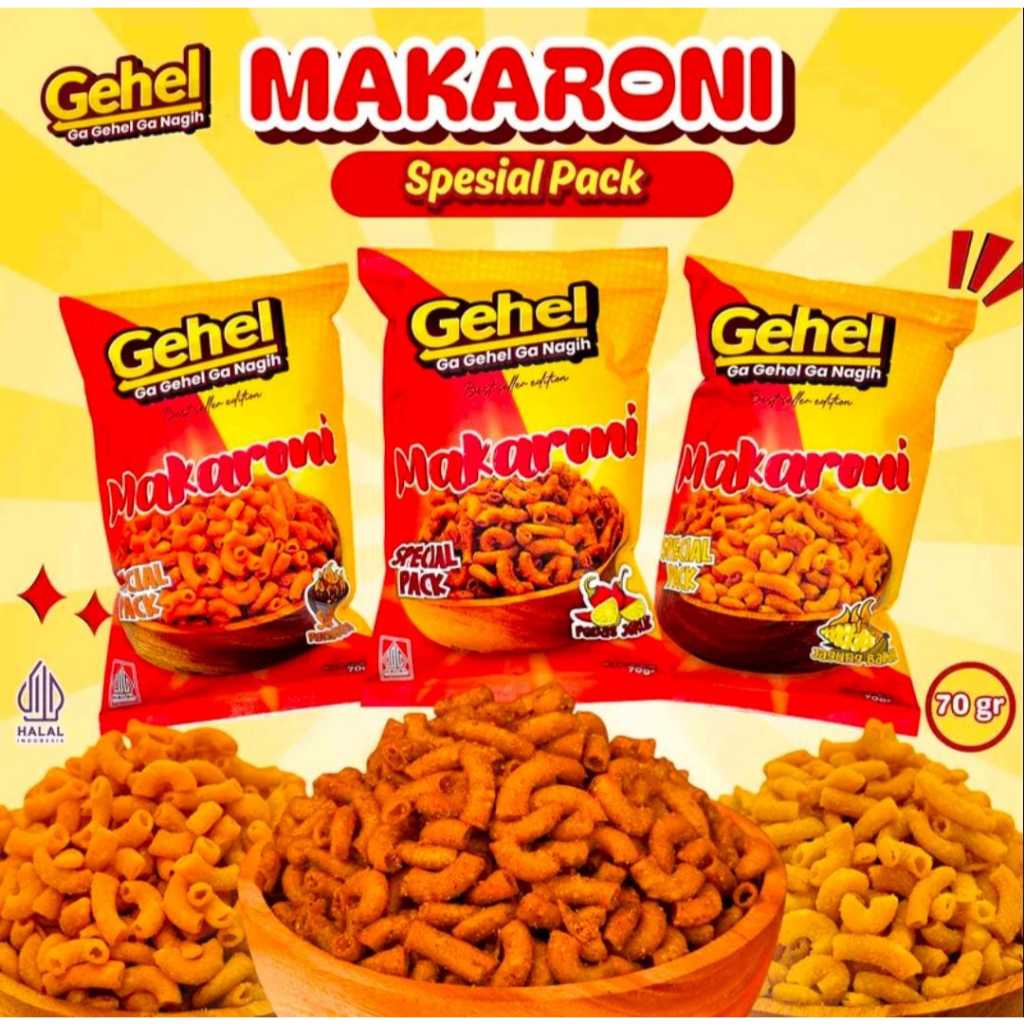 

MAKARONI GEHEL Spesial Pack 70gr