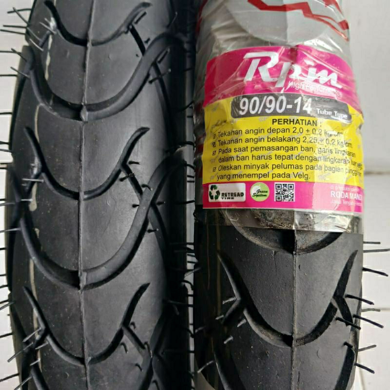 Ban Motor Matic NON TUBLES 80/90,90/90 R14 Ban Matic Ban Vario Ban Beat