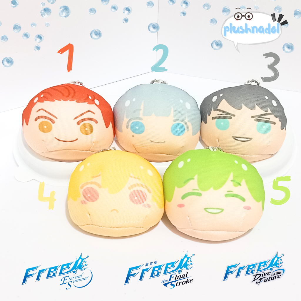 Free Omanjuu Nigi Nigi Mascot & Eternal Summer Plush Mascot - Haruka, Rin, Makoto, etc [CHECK DESC]