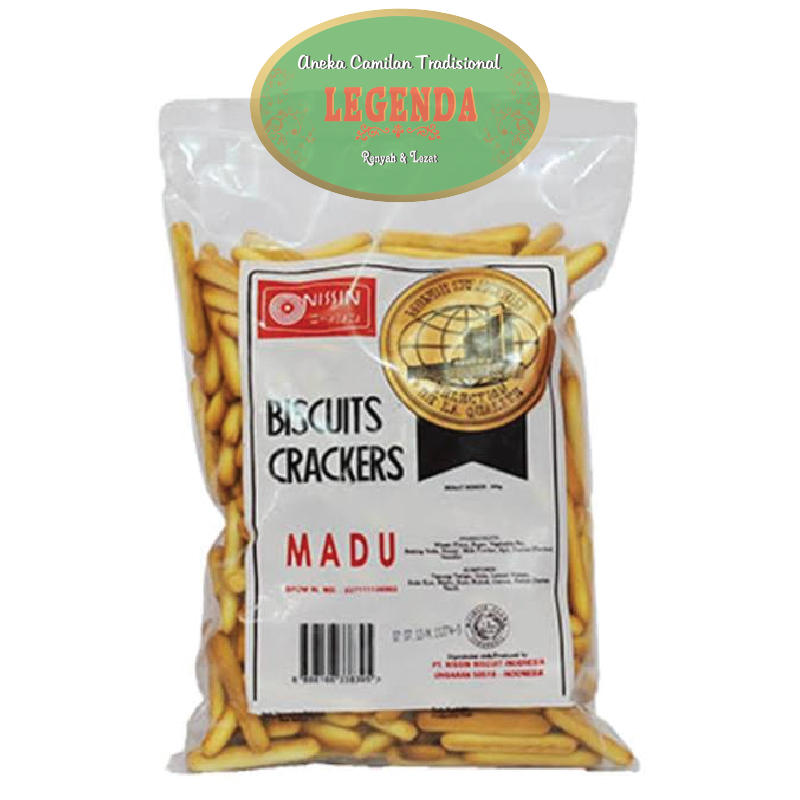

Biskuits Crackers NISSIN Rasa Madu 300 Gr Gram Biskuit Cracker Manis Asin Gurih Renyah Cemilan Makanan Ringan Snack Oleh Oleh Khas Pekalongan Murah Berkualitas Premium