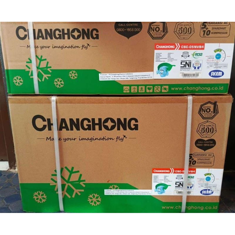 Ac Changhong 0,5 pk/1/2 pk standar