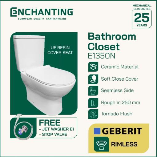 Toilet/ Kloset Duduk Europe Enchanting E1350