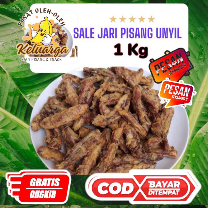 

Sale jari pisang madu siem raja 1kg manis cemilan lezat
