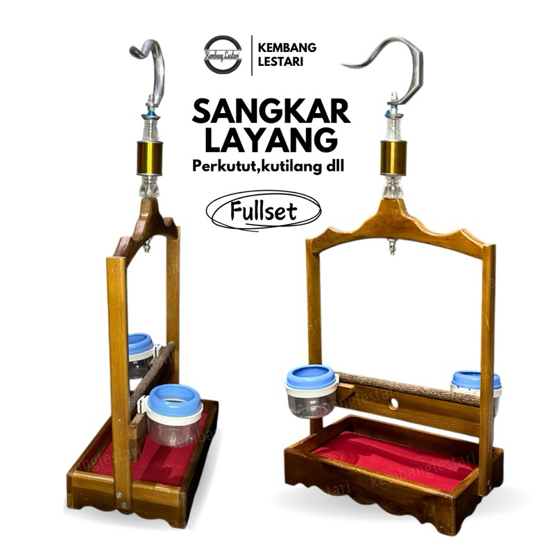 Toko Alcindun - Sangkar Layang Fullset Burung Kutilang Trucuk Trucukan Cucak Perkutut Kandang Layang
