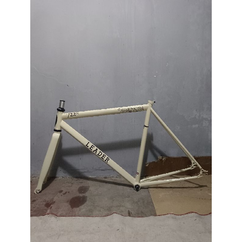 FRAMESET SEPEDA FIXIE LEADER BIKES 722TS BUKAN TSUNAMI ARDENTLY VISP PCO FOLKER BRAIN BASIC AIRWALK