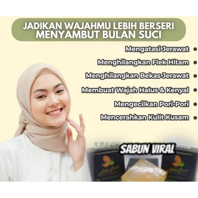 Sabun ALITA LOVE Salmon jamin original isi 4 pcs