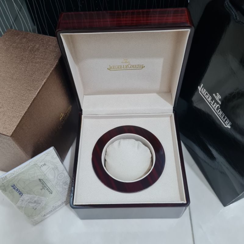 Kotak box jam tangan merk JLC Jaeger Watch model Original fullset