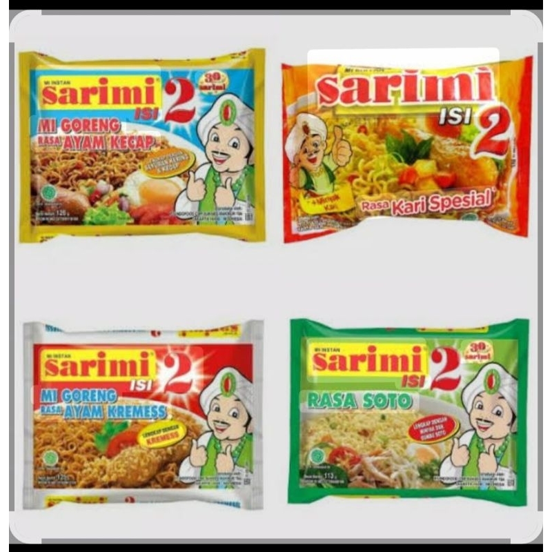 

SARIMI ISI 2 ( 1 BUNGKUS) AYAM KREMES,BASO,SOTO,AYAM KECAP