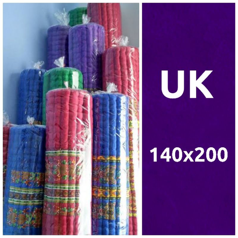 Kasur Palembang Uk 140x200/Kasur Kapuk/Kasur Lantai/Kasur Gulung  Uk 140x200