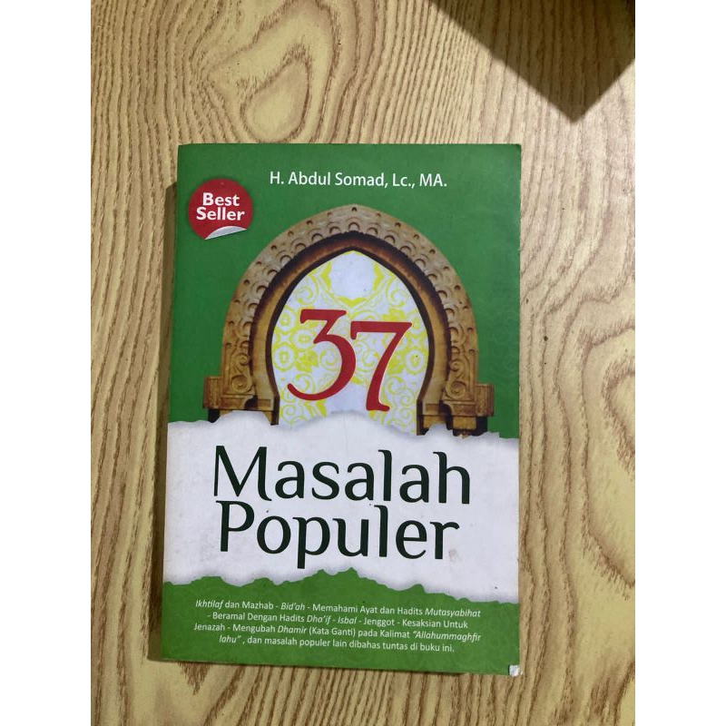 Buku - 37 Masalah Populer oleh H.Abdul Somad Lc.MA