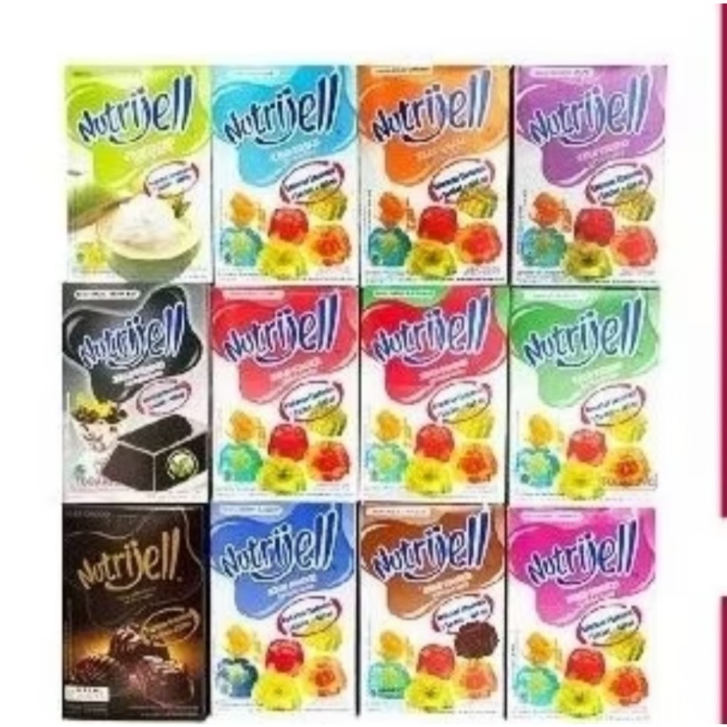 

JELLY NUTRIJELL SACHET 15 gram ( 1 DUS=12 SACHET )