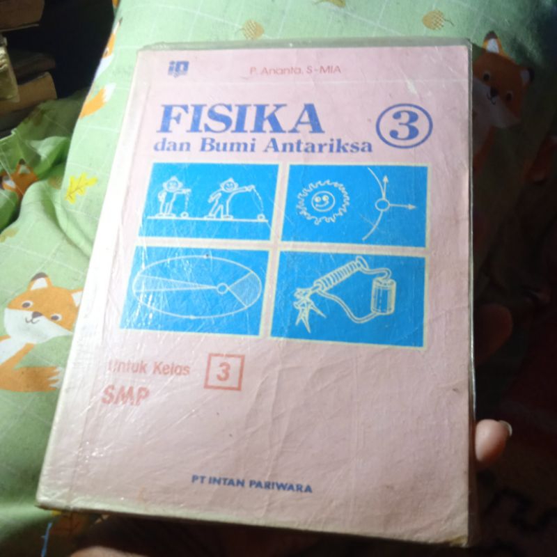 buku Fisika dan Bumi Antariksa 3 untuk kelas 3 SMP buku original jadul