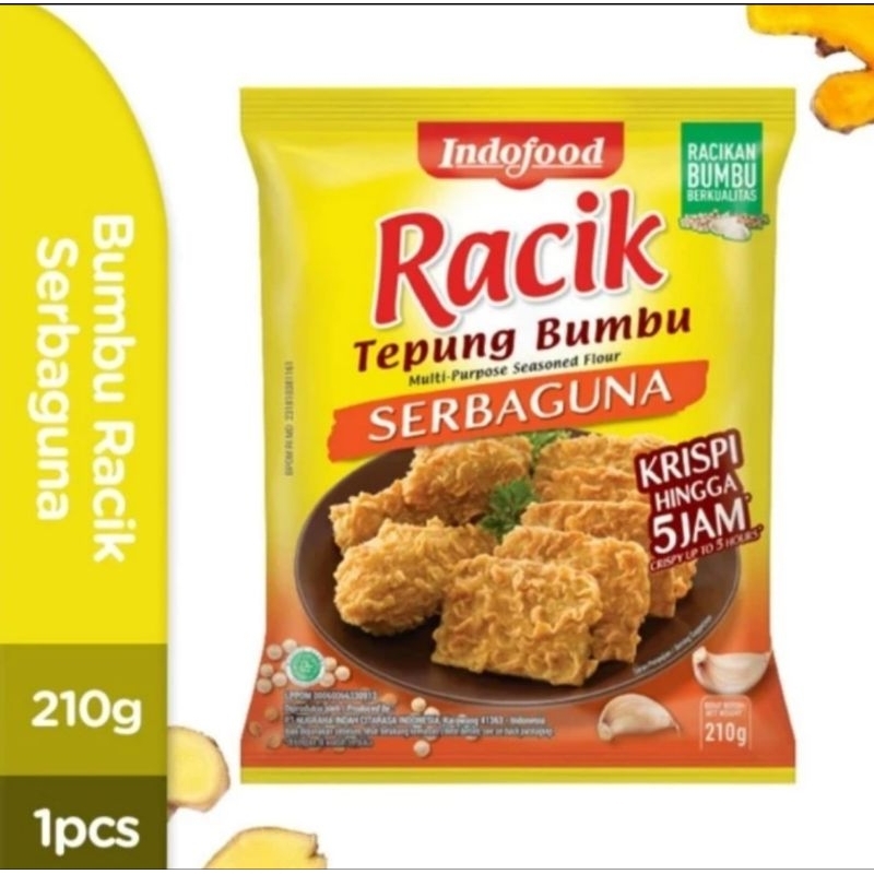 

Racik tepung bumbu serba guna dan ayam krispi 210gr