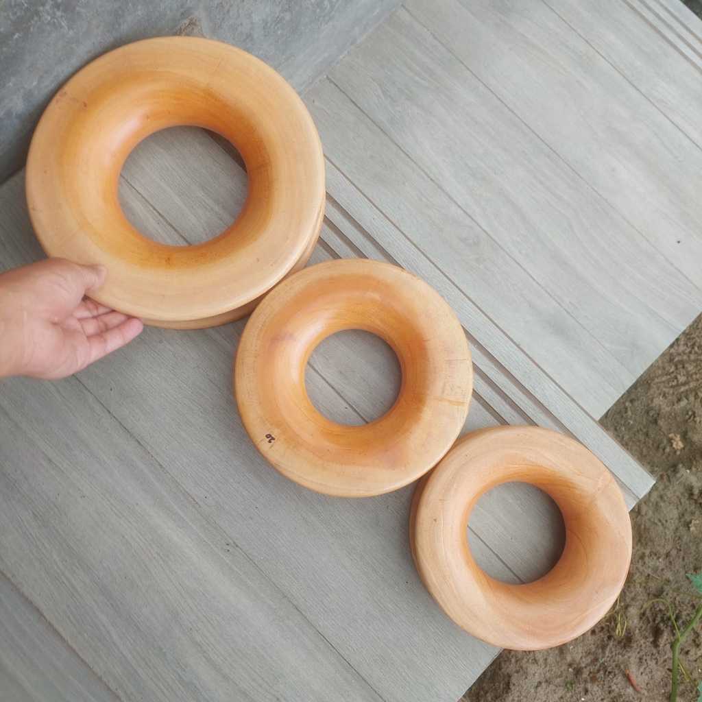 Gulungan pancing kayu / spool handline kayu