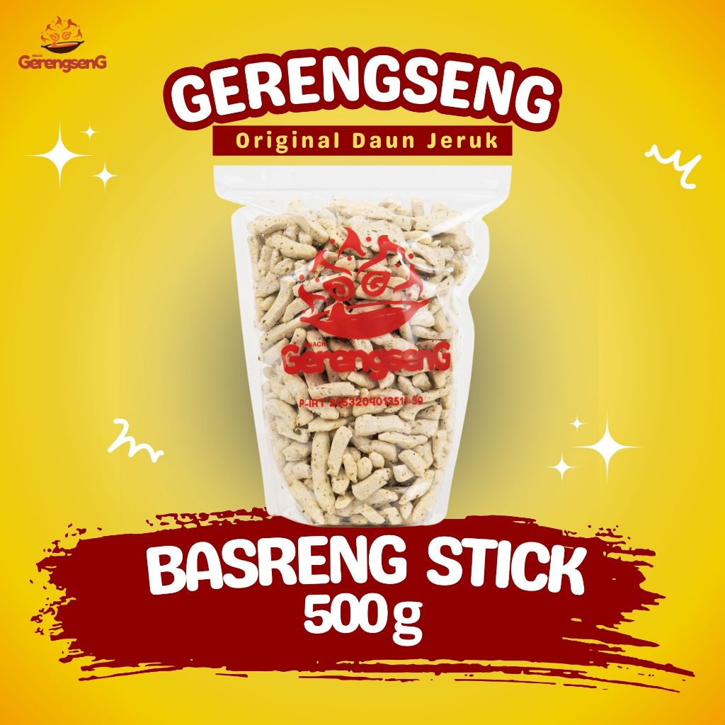 

Gerengseng Basreng - Stick Daun Jeruk Original 500 Gram