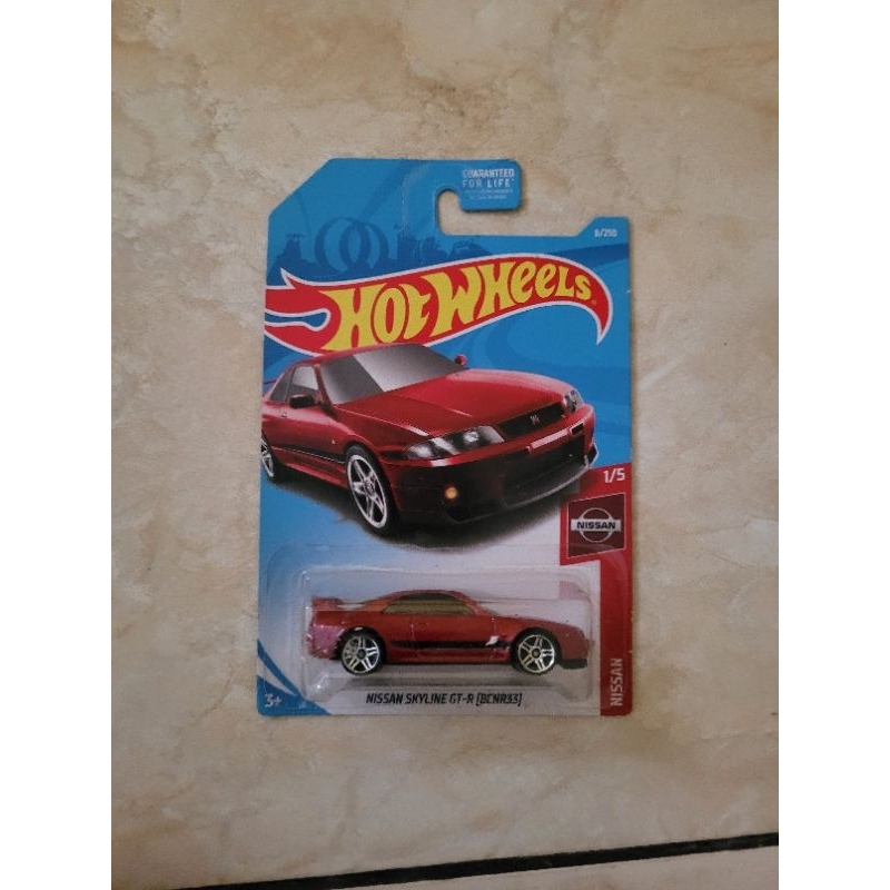 hot wheels nissan r33 merah