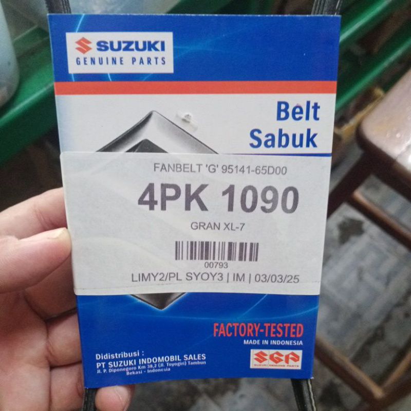 fanbelt tali kipas escudo XL-7 grand Escudo ukuran 4pk 1090 Orisinil sgp