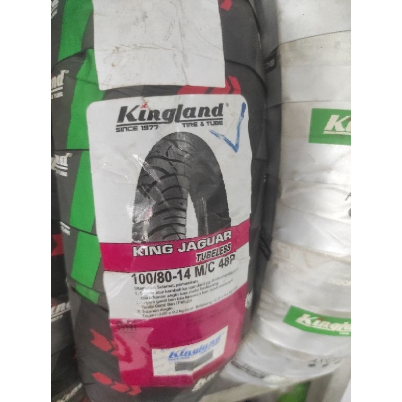 Ban Kingland King Jaguar 100/80-14 Tubeless
