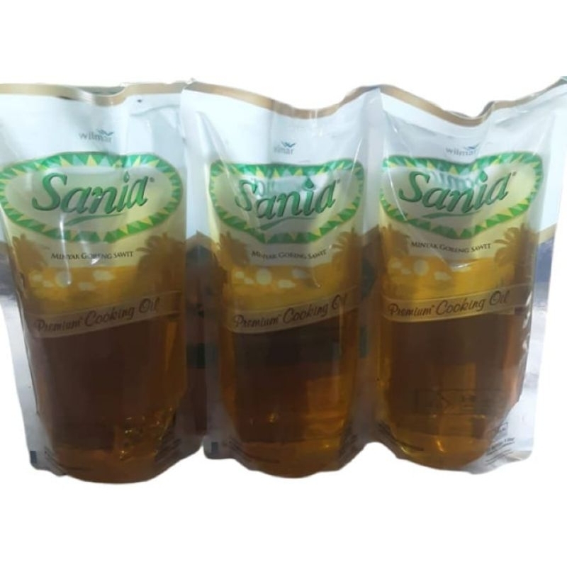

SANIA Minyak goreng Sawit Premium Cooking oil Pouch 1L