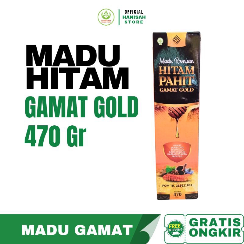 

MADU HITAM PAHIT ORIGINAL | Madu Hitam Pahit Plus Propolis | Madu Gamat Gold Ori 470 Gr