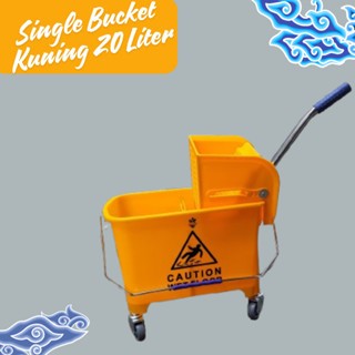 Alat Pel Single Bucket 25Liter + Mop Press | Single Bucket 36Liter + Mop Press | Double Bucket Frame