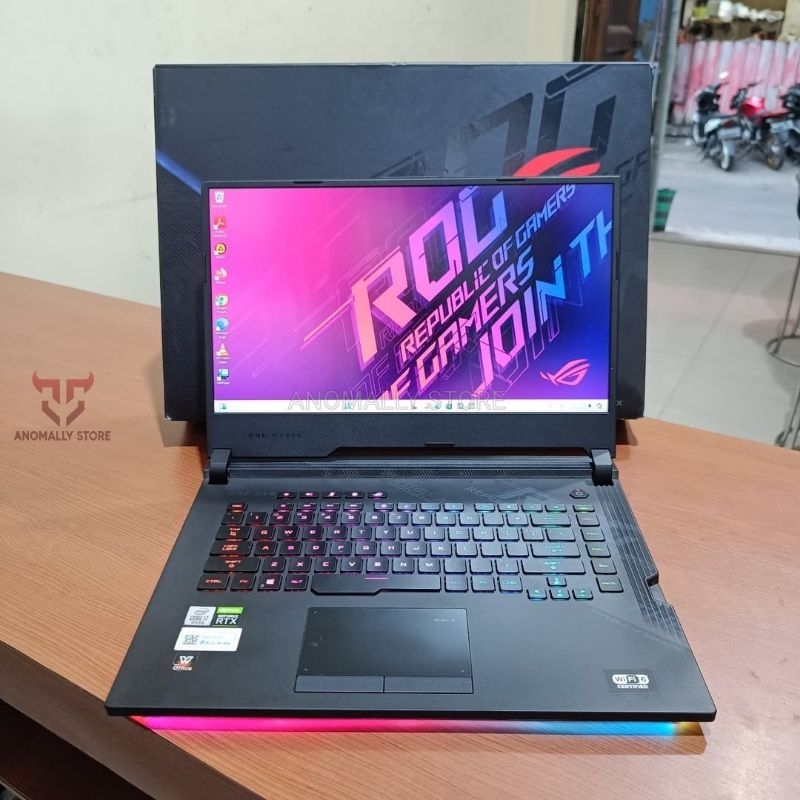 Asus ROG G532LWS Scar Core  i7-10875H Rtx 2070 Ram 16Gb SSD 1Tb Fullset
