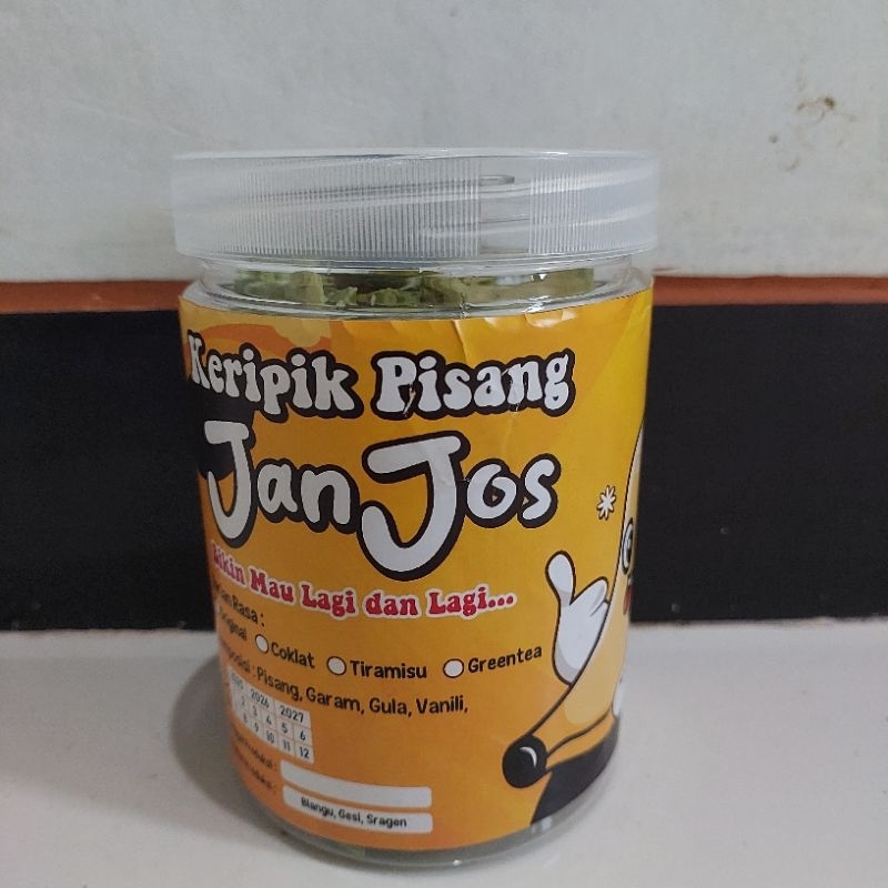 

kripik pisang greentea