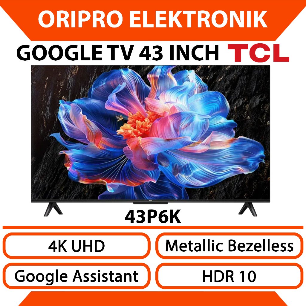 Google Tv 43 Inch TCL 4K UHD 43P6K